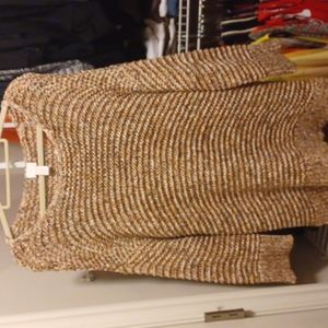 Chico's long sleeve cable knit sweater